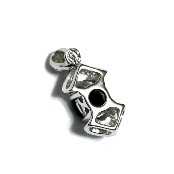 Sapphire 0.25 ct sterling silver pendant - Picture 6 of 8